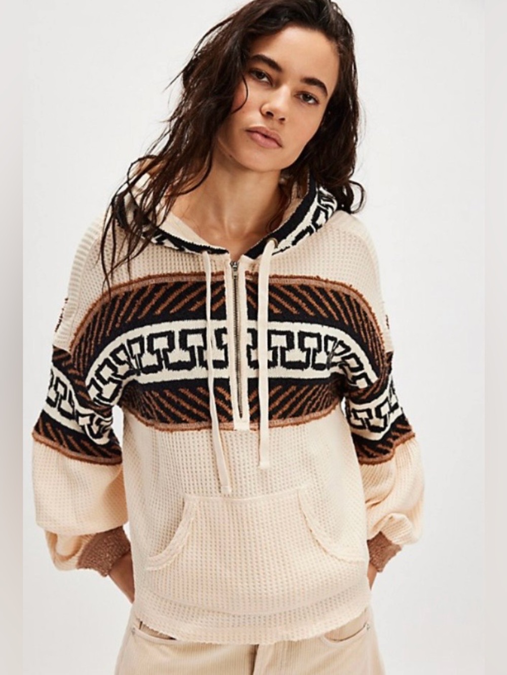 NWOT Free People We The Free Cardiff Swit Hoodie Sweater Size XL